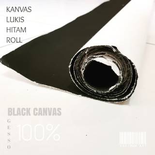 PROMO DISKON Kanvas  Lukis  Hitam Roll 1 5x3 M BLACK 