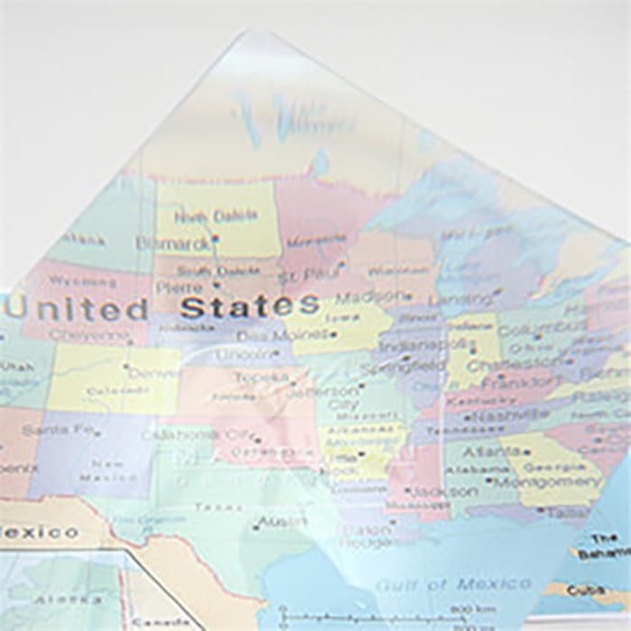 13.5x9.5cm kaca pembesar / magnifier / magnifying card / Fresnel Lens-2