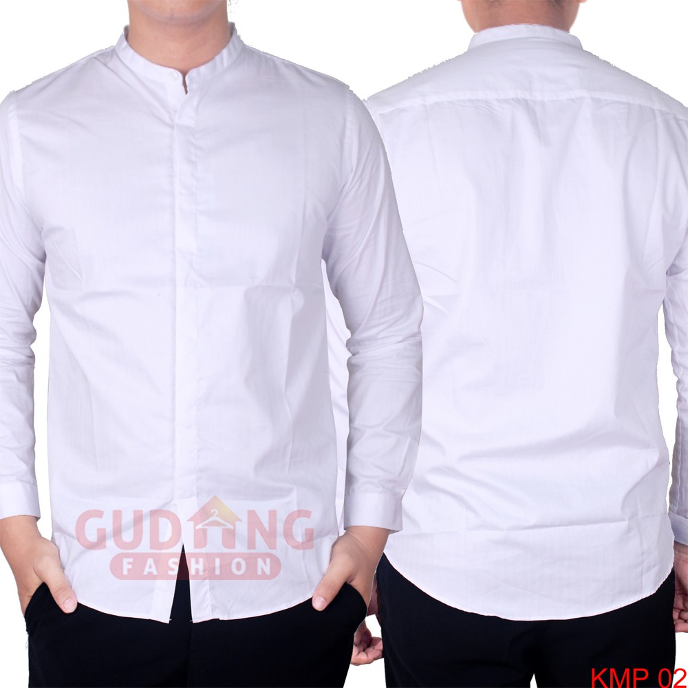 Kemeja Krah Koko Muslim Slimfit Panjang - KMP 02