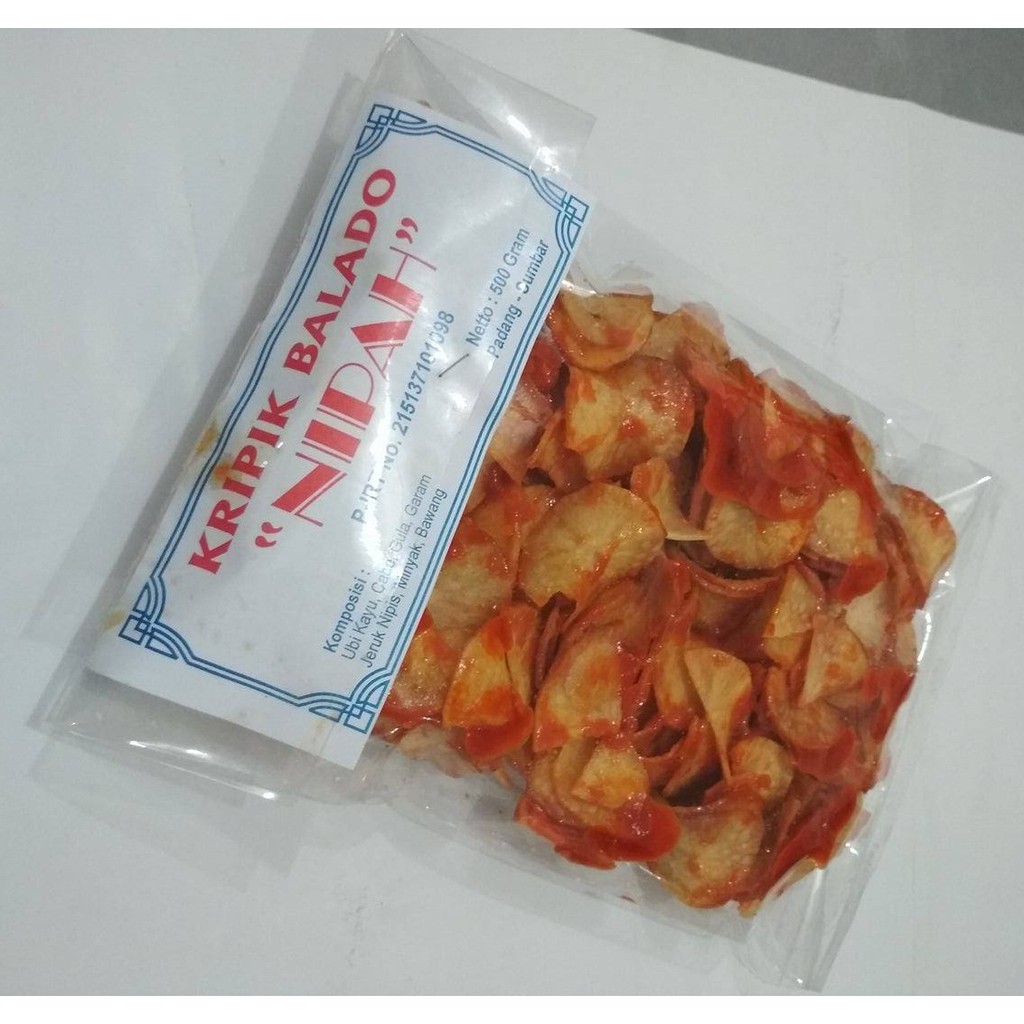 

Kripik Balado Nipah Bulat 500 gram