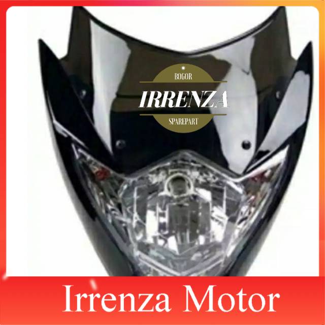 Batok kepala lampu depan full set reflektor satria FU facelift facelit