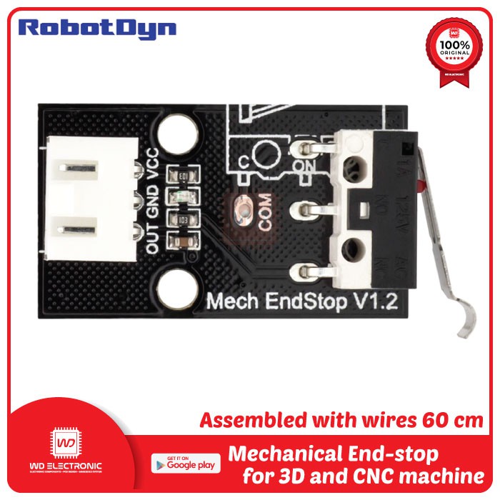 RobotDyn Mechanical End stop limit switch for 3D and CNC machine