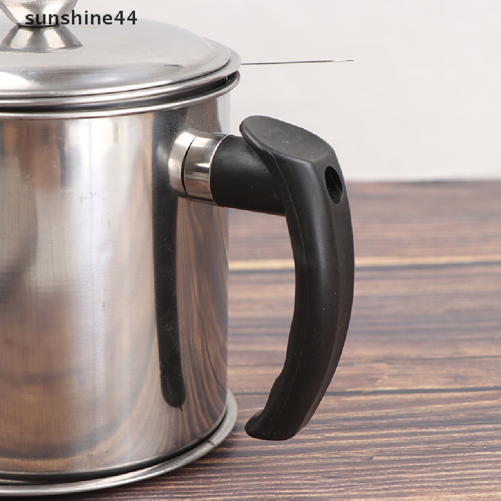 Sunshine Teko Saringan Minyak 1.3L Bahan Stainless Steel Untuk Memasak