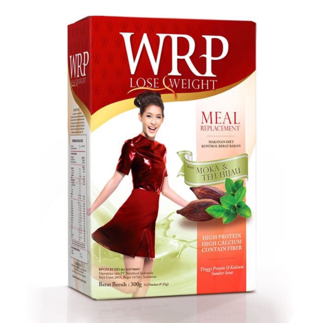 WRP Meal Replacement Moka & Teh Hijau 6x54gr