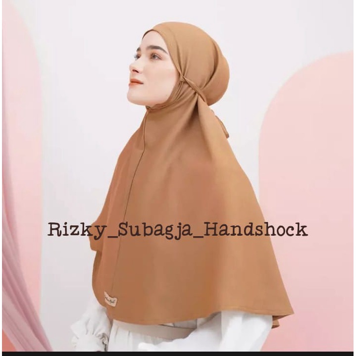 ( BERGO JERSEY TALI )Maryam Bergo Instan - Hijab Muslim - Jilbab Muslim - Kerudung Instan - Tas_Bandung