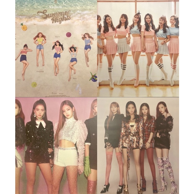 KPOP Official Album Tube Poster (Twice Summer Night, I.O.I Chrysalis ioi, Blackpink Square Up)
