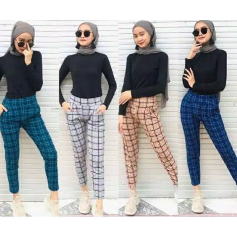 LUNA KOTAK GARIS GARIS SCUBA MOTIF TERBARU