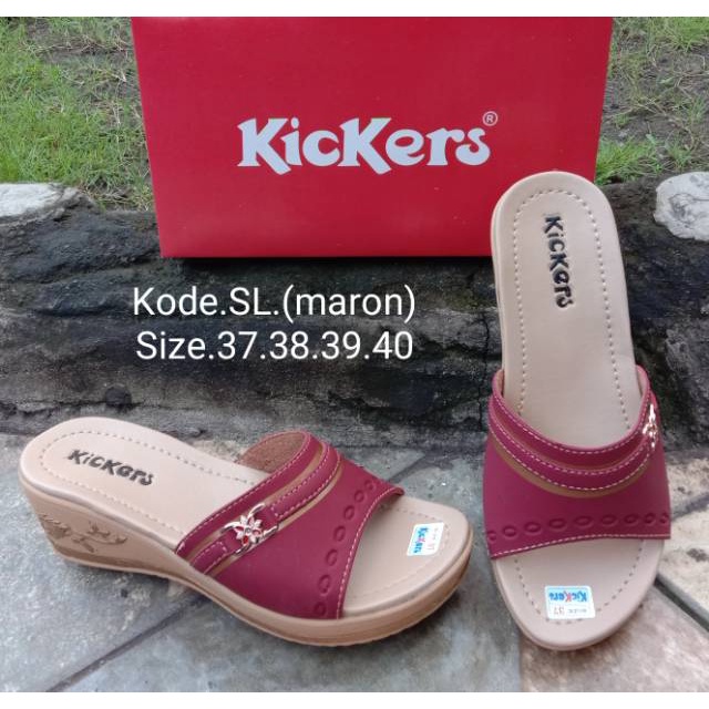 Sandal Widjes Wedjes Wedges Kickers Selop Wanita