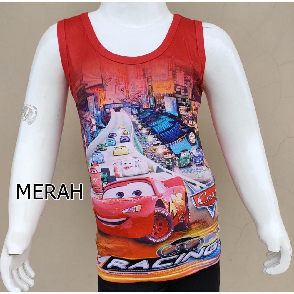 Kaos Singlet Anak Laki-Laki / Kaos Dalam Anak Cowok Karakter