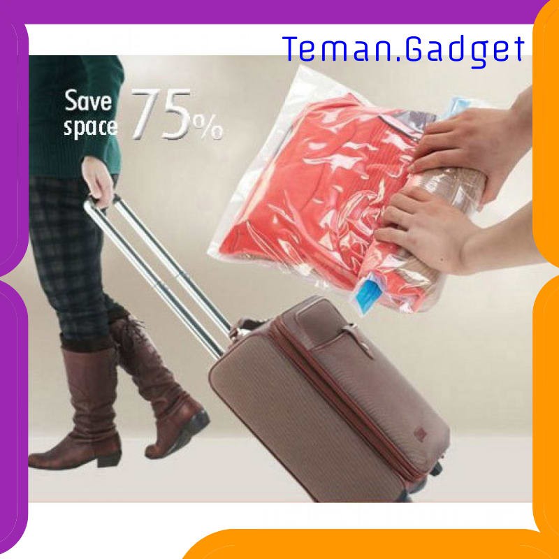 TG-FS056 Tas Travel Organizer Plastik Vakum Kompresi 1pcs - VB-70