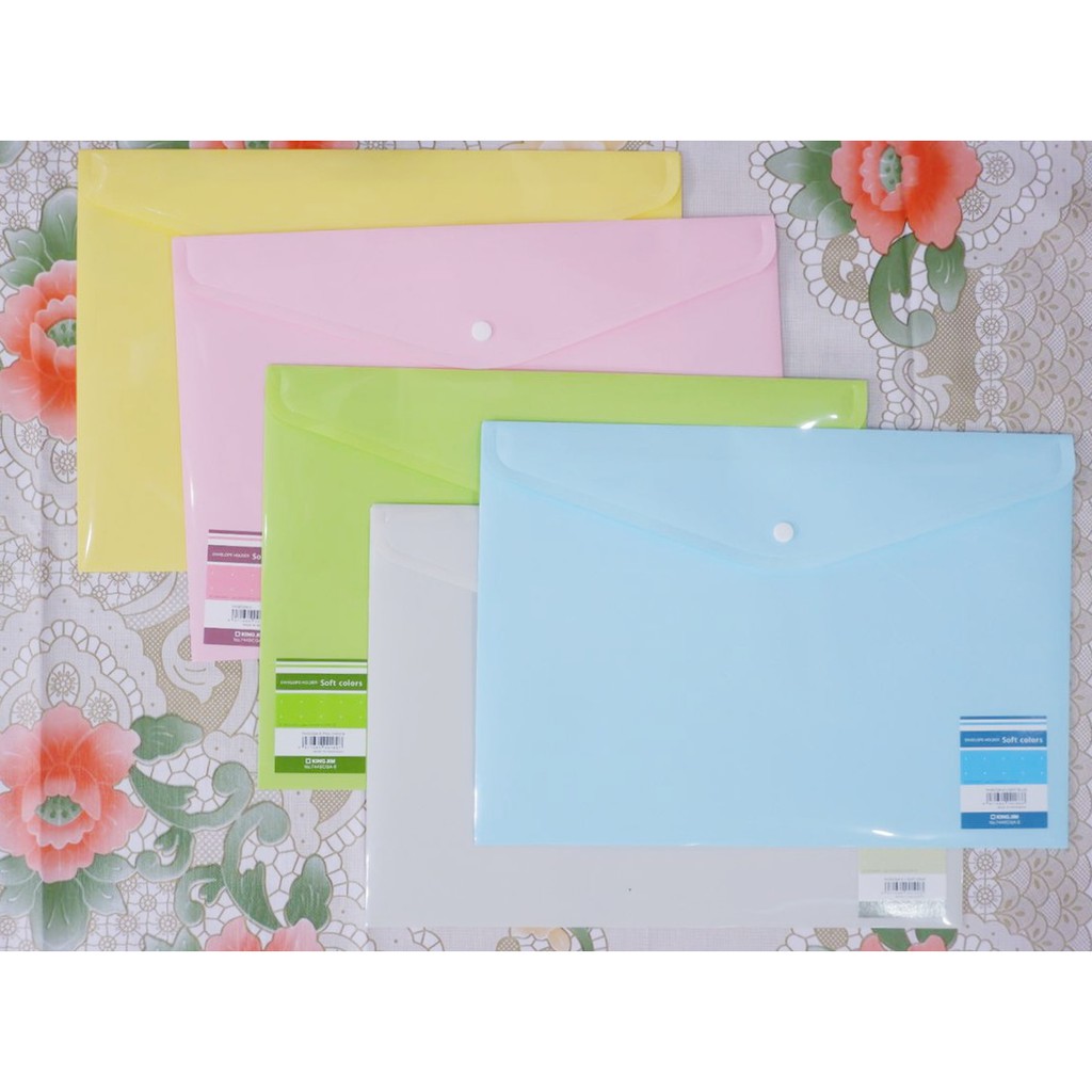 Map Kancing Plastik F4 Soft Color 744SCGA-E King Jim