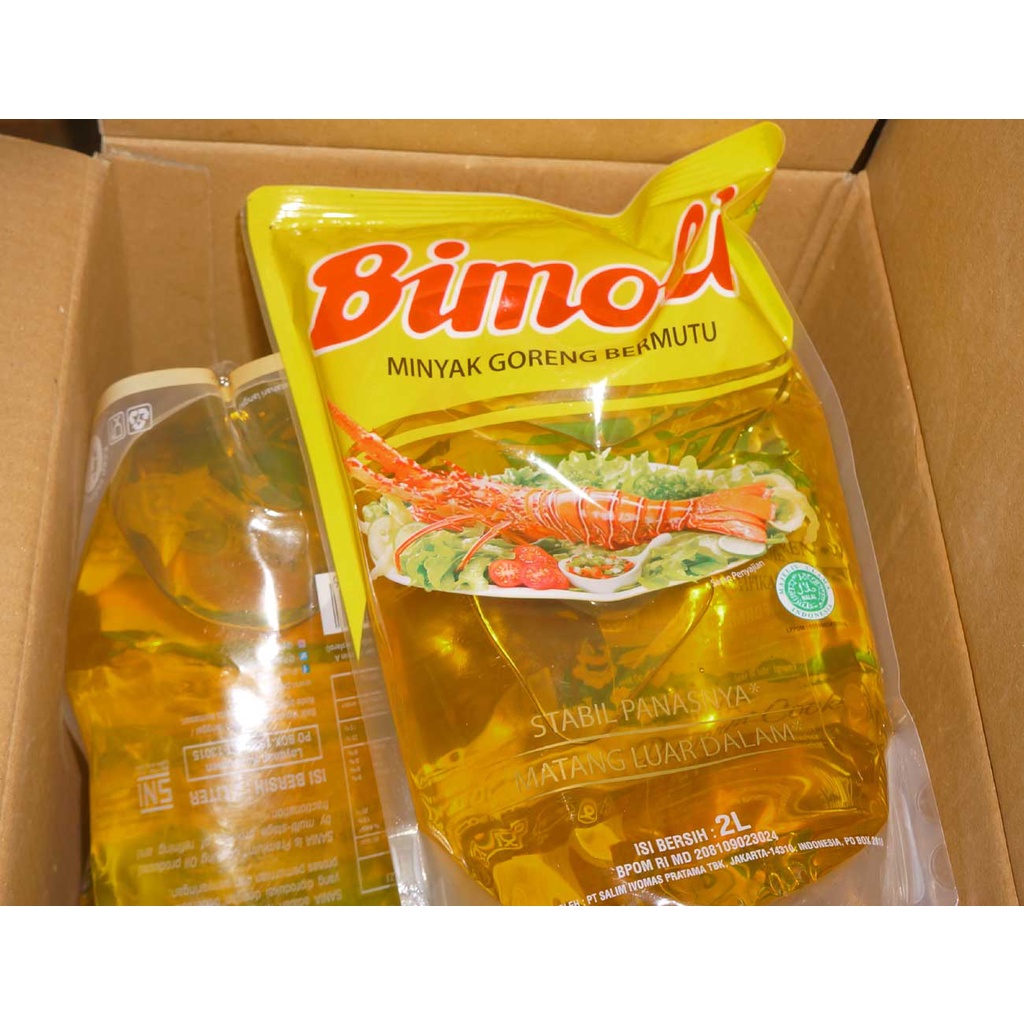 

bimoli 2 liter minyak goreng refill