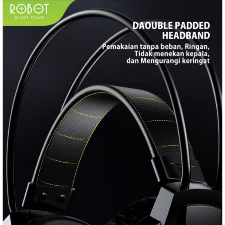 Headset Earphone Game ROBOT RH-P10 Original Garansi Resmi