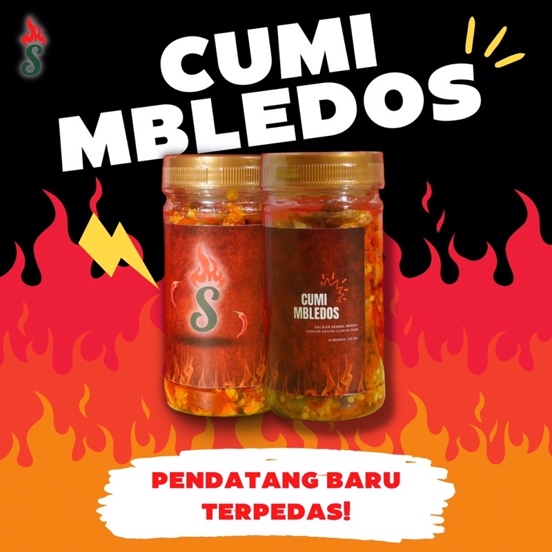 

Sambal Cumi Segar - Sambal Rakyat - Cumi Mbledos 215gr / Sambal kemasan / Sambal enak