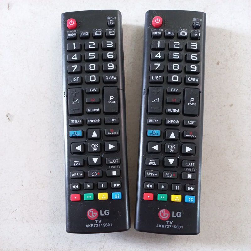 REMOTE REMOT TV LG  SMART TV LCD LED AKB73715601