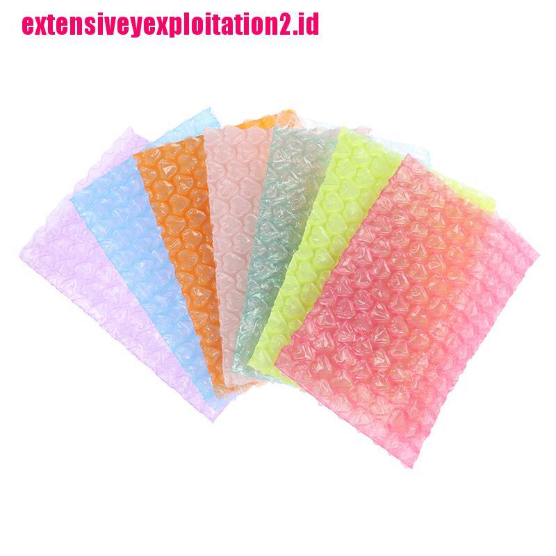 &lt; E2id &amp; &gt; 10pcs Bubble Wrap Bentuk Hati 15x10cm Untuk Kemasan Surat