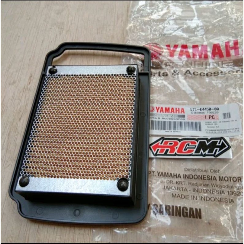 FILTER SARINGAN UDARA MIO KARBU CARBU SPORTY LAMA OLD ORI ORIGINAL YAMAHA YGP ASLI 5TL-E4450-00       JAMINAN ORIGINAL YAMAHA YGP PARTS