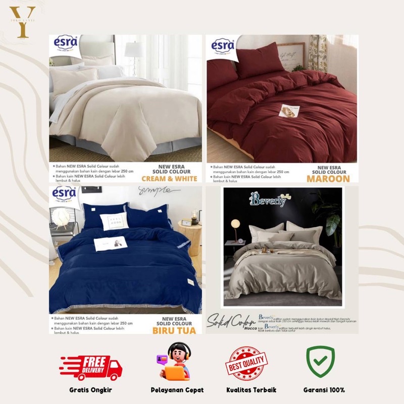 Seprei Katun Lokal Polos