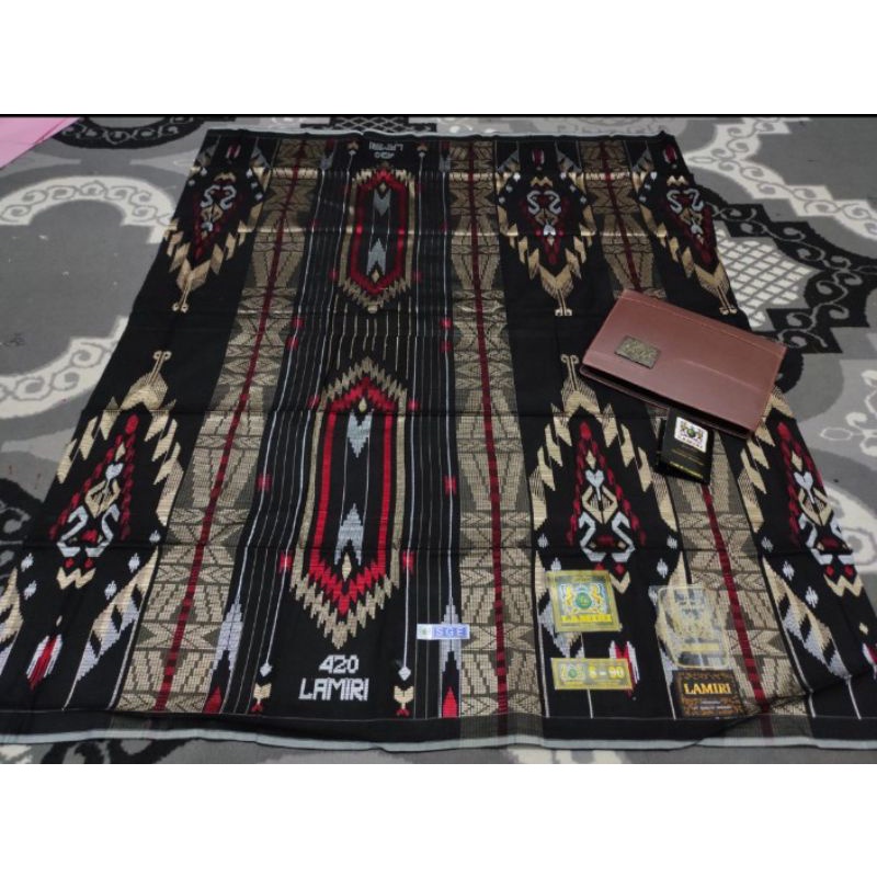 SULTAN QUALITY SARUNG LAMIRI BENANG DOBEL 420 Motif SGE S-90. FUL SUTRA Bahan Rapat HALUS. #SDSN# Ko