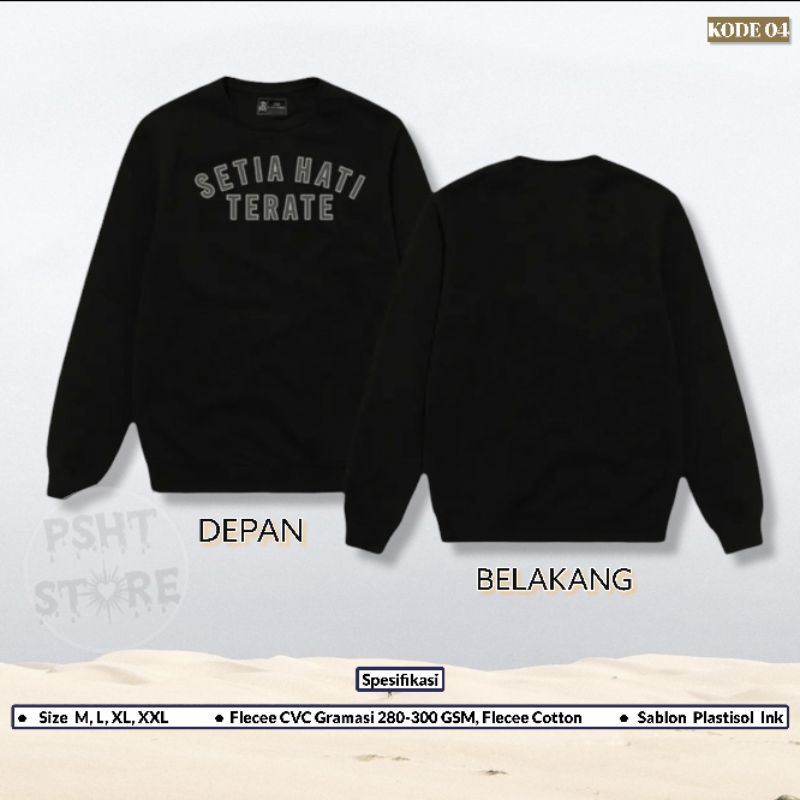 (KODE 04) Sweater Setia Hati Terate