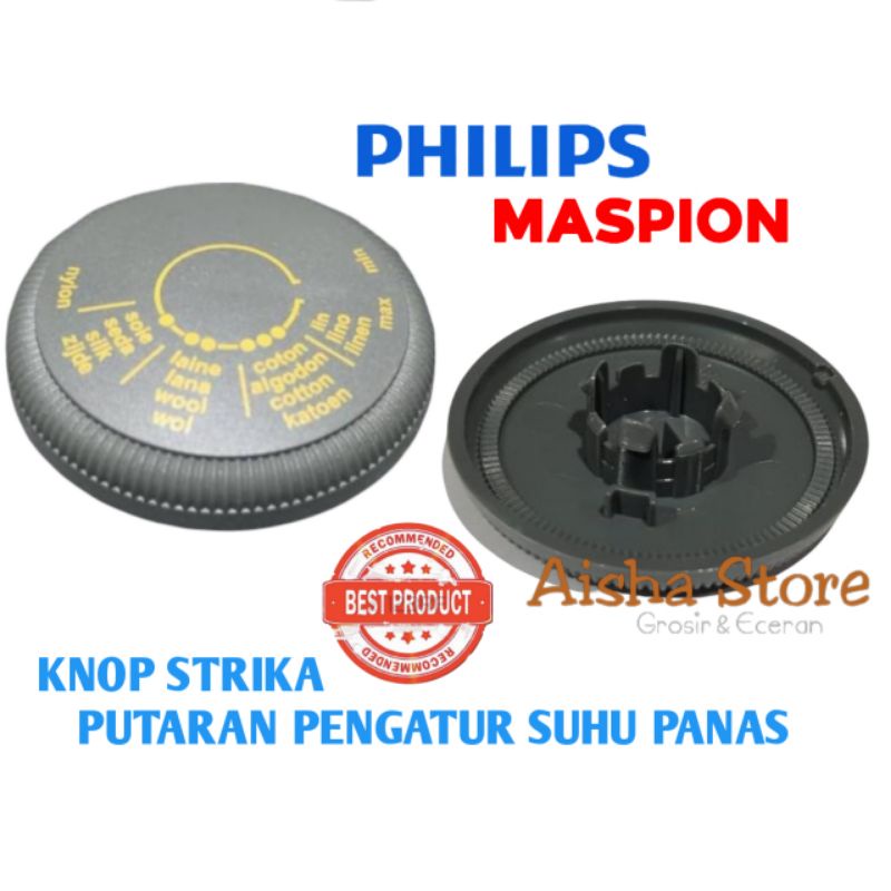 KNOP SETRIKA PHILIPS PUTARAN GOSOKAN PHILIPS PUTARAN PENGATUR SUHU