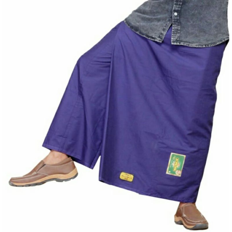 sarung celana wadimor full polos biru/navy/maroon