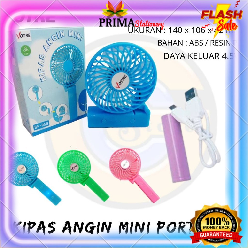 Kipas Angin Portable Mini Fan Votre