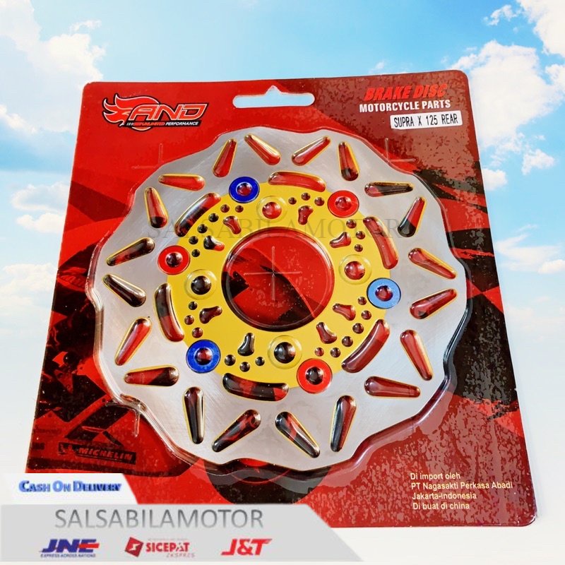 Variasi Motor PIRINGAN CAKRAM BELAKANG SUPRA X 125 / BLADE NEW 125 FI / CS1 CS ONE / SONIC 150 STAND