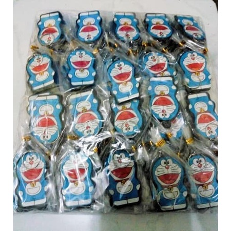 SOUVENIR NIKAHAN GANTUNGAN KUNCI / KEY CHAIN DORAEMON CUTE SUDAH DI PACK PLASTIK PER PCS