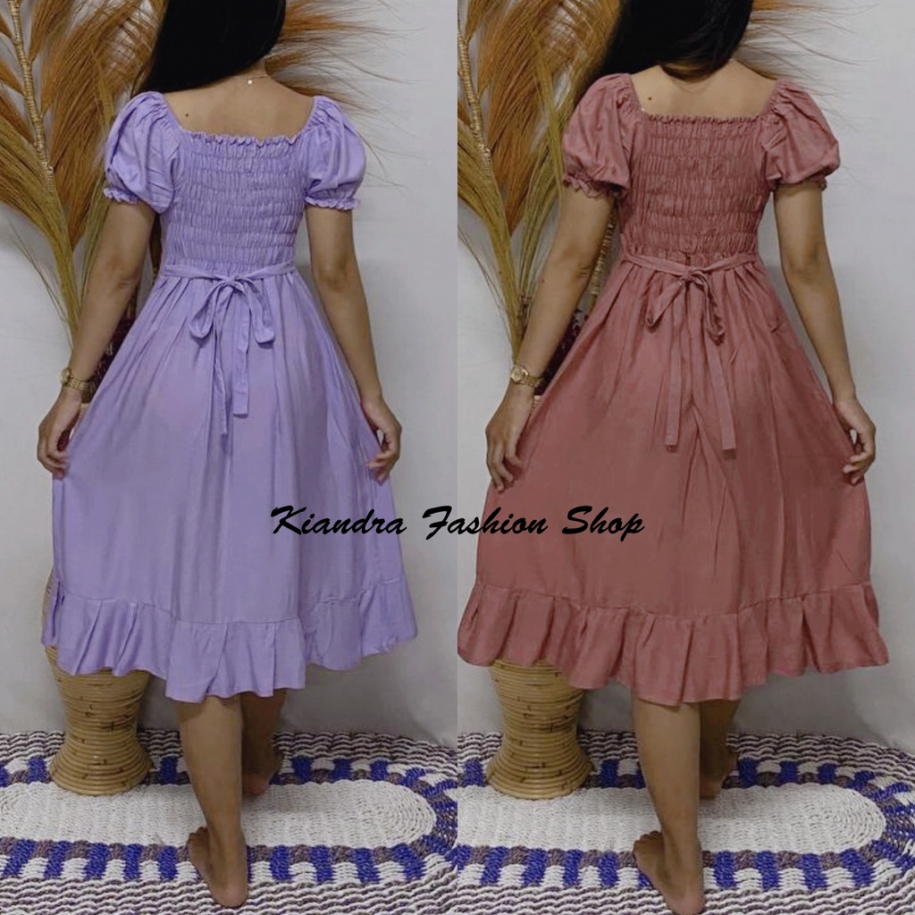 Kiandra - Dress Korea Belah Samping