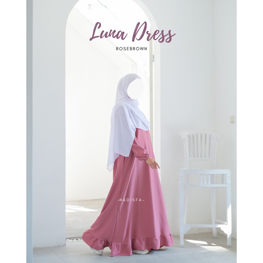 LUNA DRESS SEMI ABAYA BUSUI FRIENDLY