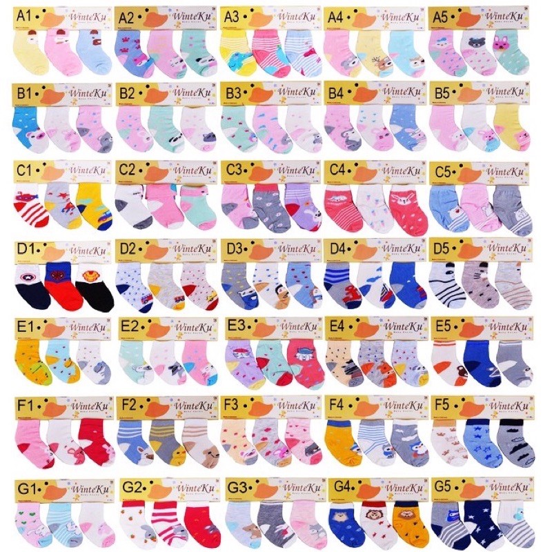 Kaos Kaki Bayi 3in1 WINTEKU/kingdom