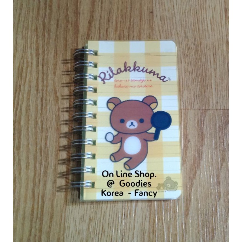 

Buku Spiral Rilakkuma Ring Besar Ori Korea Ready Stock
