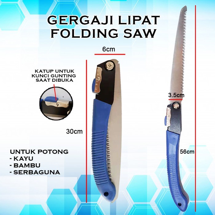 gergaji lipat portable multifungsi | gergaji lipat folding saw