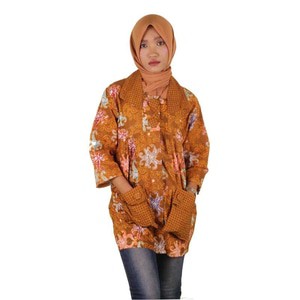 Blouse Batik Tulis I Blouse Kerja Wanita Batik Tulis Puspa