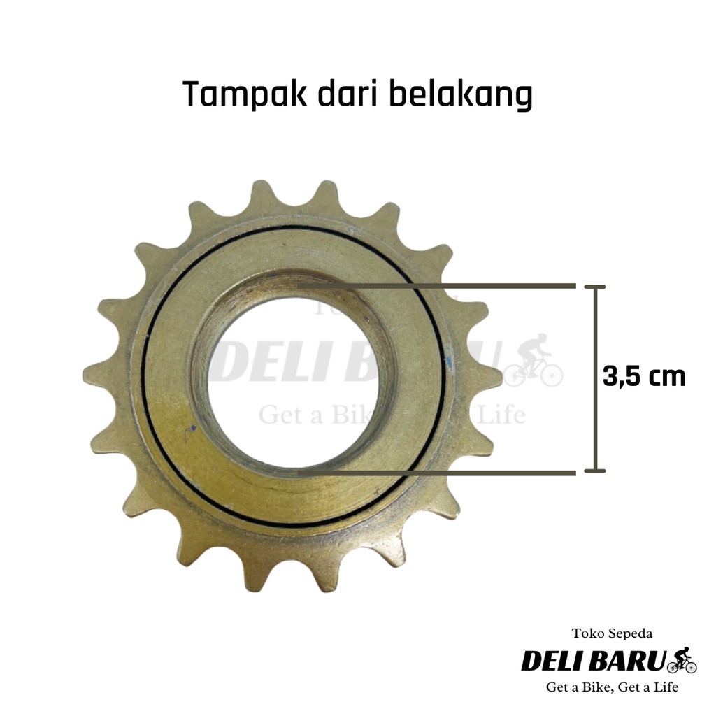 Exotic Freewheel 18T gir belakang sepeda anak BMX ukuran 20