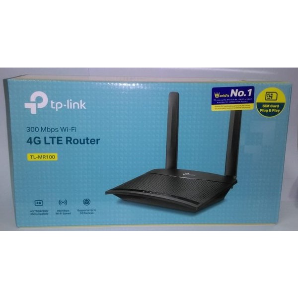 TP-LINK TL-MR100 300Mbps 4G LTE SIM Card Slot Router