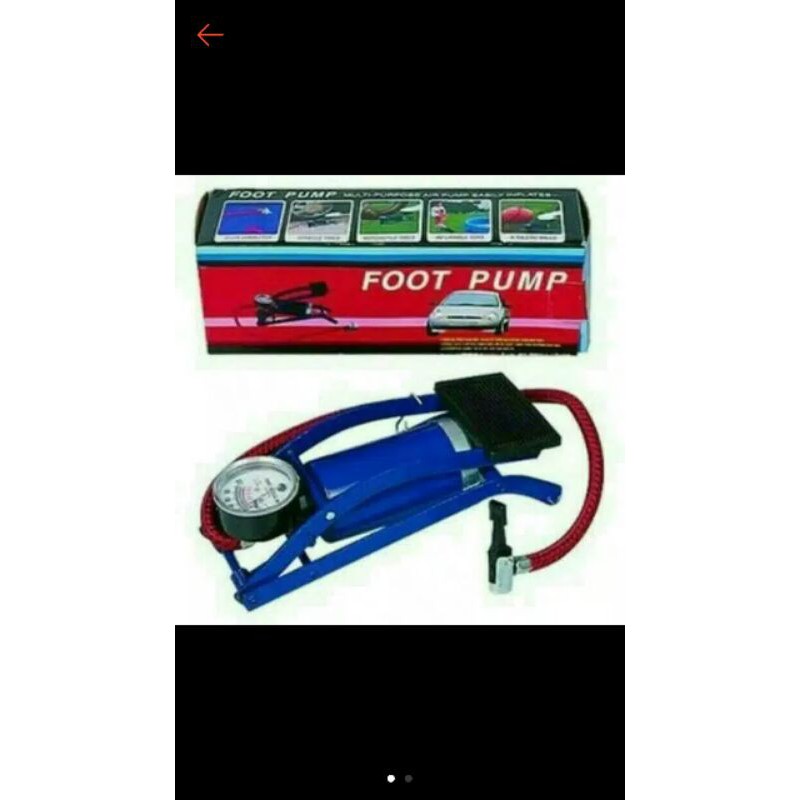 Foot Pump / Pompa injak Kaki / Pompa ban Mobil Motor