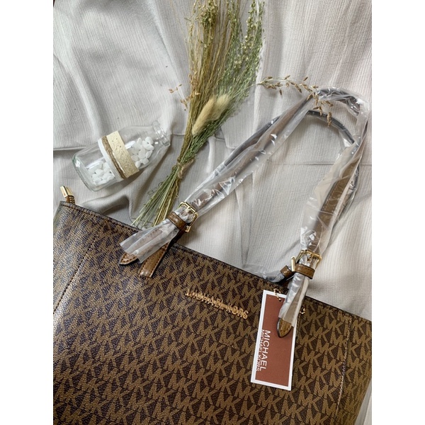 MK MICH@EL KORS JET SET SIGNATURE TOTE BAG TAS WANITA IMPORT BRANDED