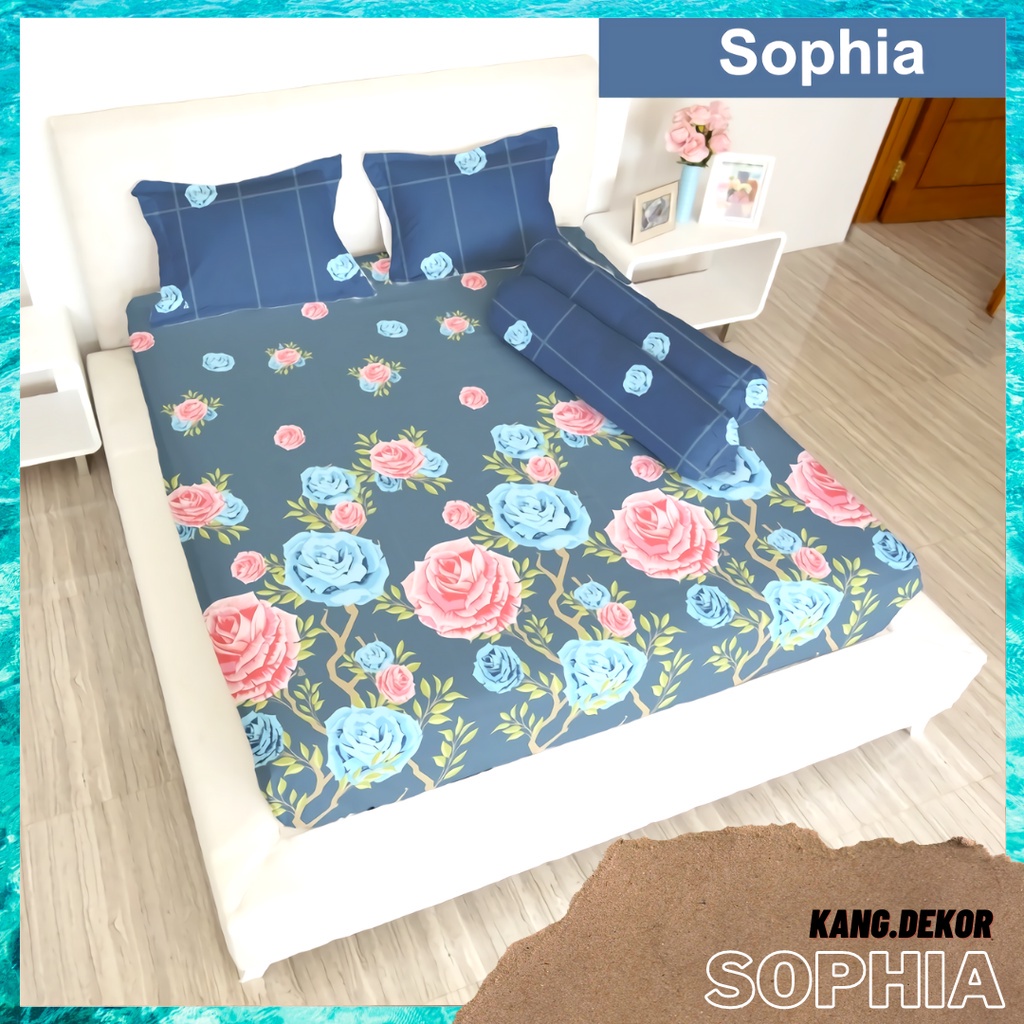 SPREI LADY ROSE 160X200 NO 2 QUEEN SOPHIA SEPRAI CANTIK KAMAR TIDUR SEPREI LADYROSE TERBARU PROMO MURAH PREMIUM ANTI LUNTUR SEPREI AESTHETIC SEPRAI CANTIK SEPRE PROMO ANTI LUNTUR MOTIF LADYROSE PLUS SARUNG BANTAL SPREI DEWASA ALAS KASUR SPREI ADEM