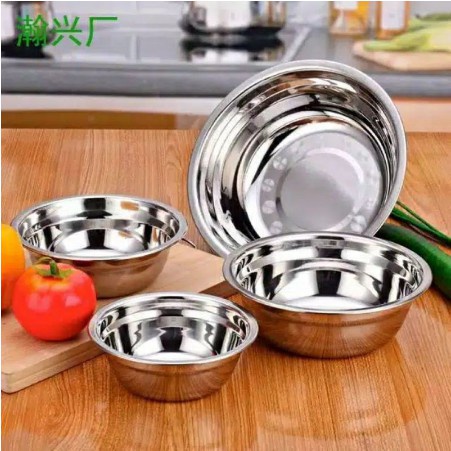 Mangkok Tempat Makan Minum Anjing Kucing Stainless Steel Pet Bowl Wadah Stainles FEZONE