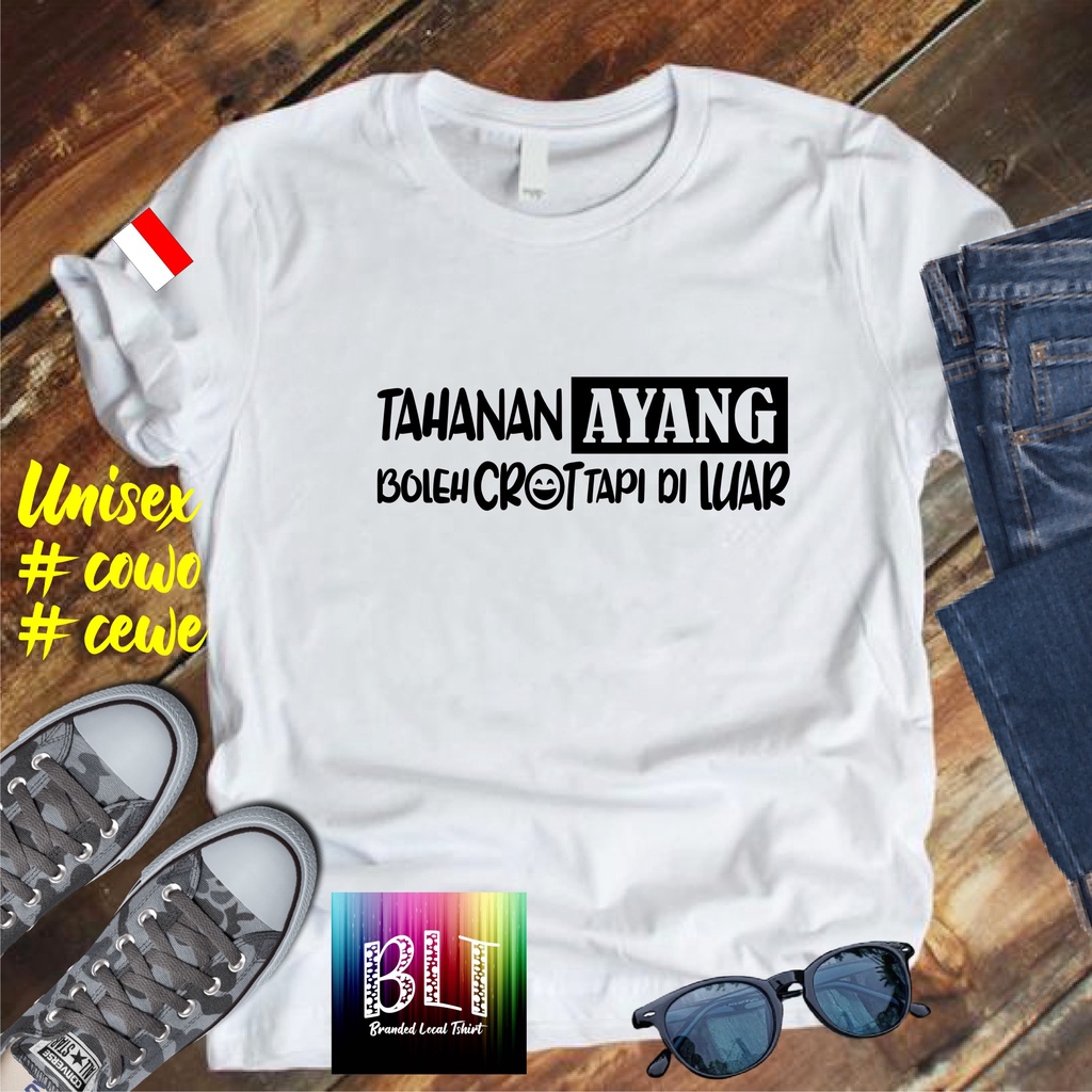 COD PROMO DISKON HAHA../KAOS NEW DEPAN BENDERA TAHANAN AYANG  BOLEH CROT TAPI DI LUAR /KAOS EKSPRESI/KAOS HITS/KAOS BANDUNG/KAOS MURAH/KAOS DISTRO