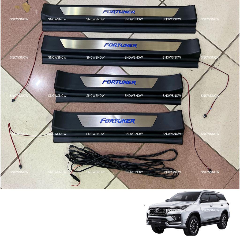 Sillplate Samping All New Fortuner 2016 2020 2022 UP GR SPORT Activo Sporty Lampu