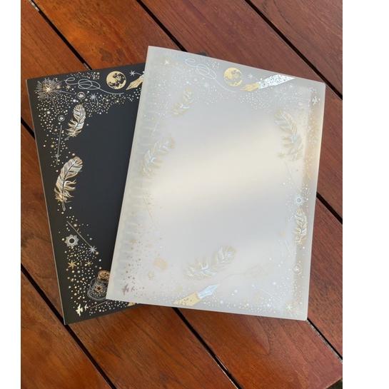 

Ready Stock WT7LF BINDER WENGU A5/B5 MOTIF FEATHER COVER DOFF HITAM PUTIH RING BESI 48 Bayar Di Tempat