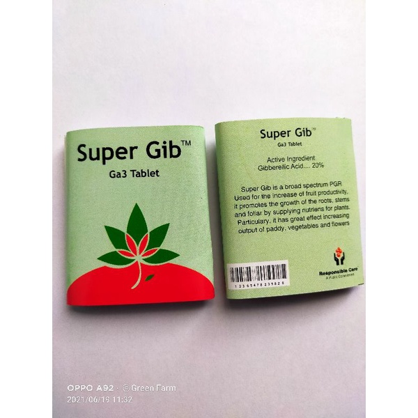 ZPT Super Gib Supergib Ga3 Tablet Original mempercepat tumbuh Tanaman zat pengatur tumbuh Hormon Terlaris