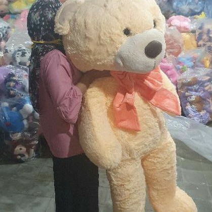 TEDDY BEAR JUMBO 160cm CREAM