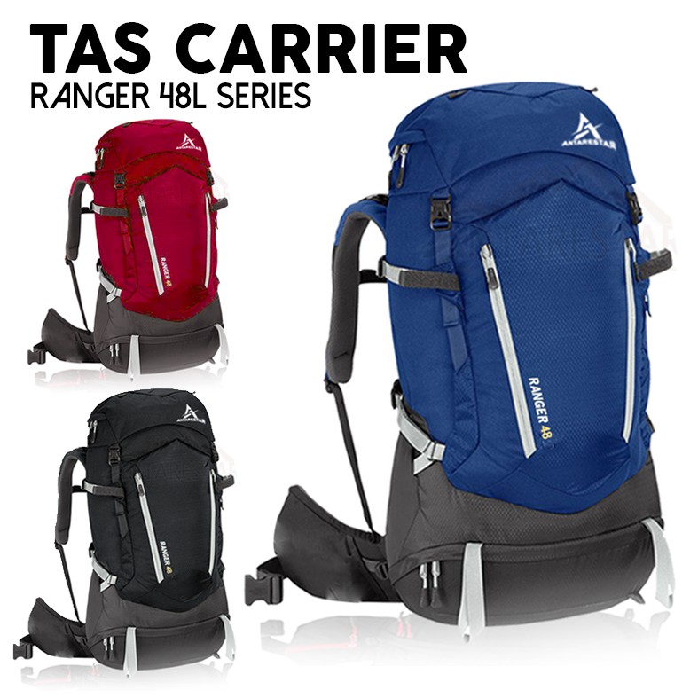 Tas Ransel Carrier Keril Backpacker Untuk Hiking Outdoor Adventure/ Tas