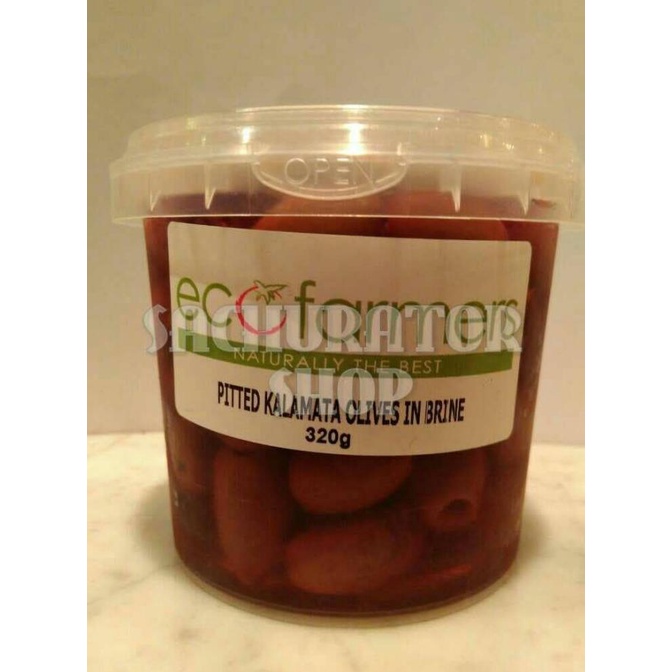 

Ecofarmers Fresh Pitted Kalamata Olives Olive in Brine Fresh 320 gr ---Termurah---