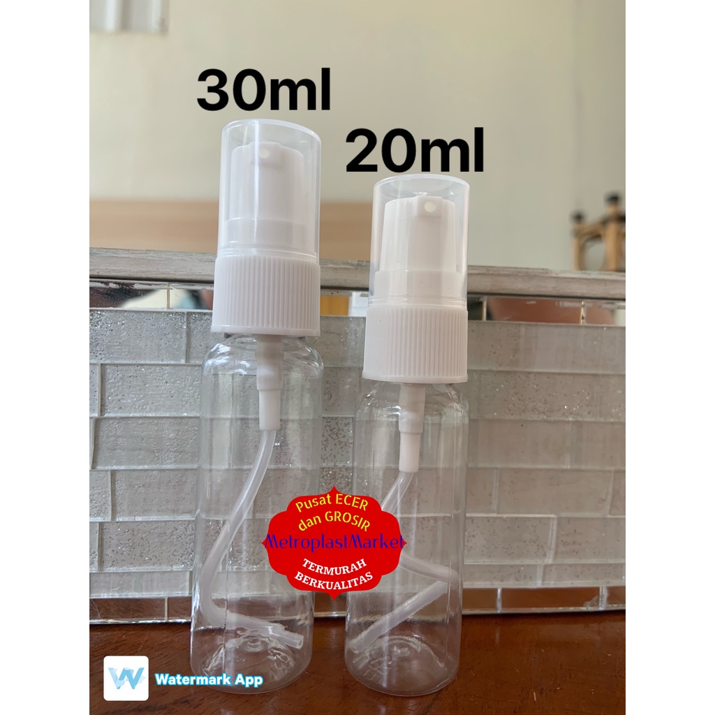 botol PUMP 30ml 20 ml PUMP TREATMENT lotion serum 30 ml 20 ml