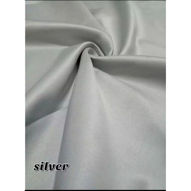 Kain Satin Bridal/Harga Tertera 1/2(0.5)mtr